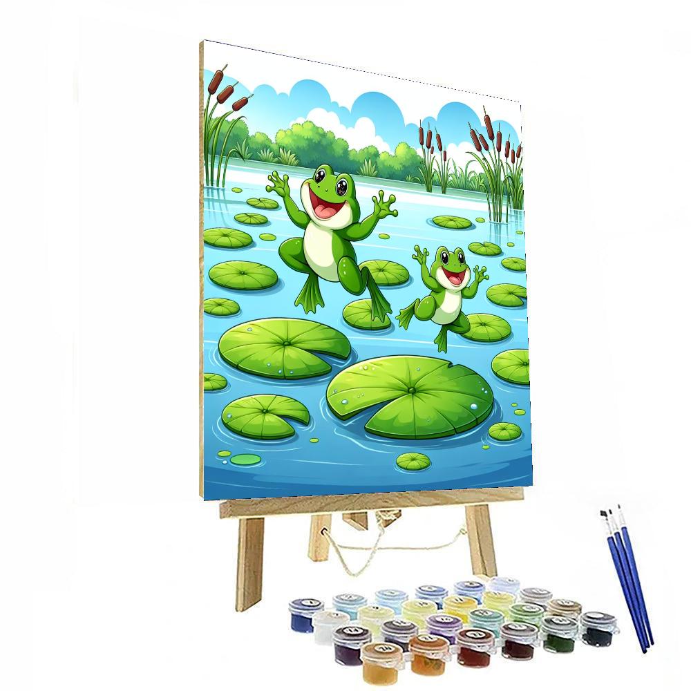 Happy Hoppers Painting Number Kit