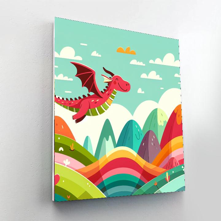 Dragon’s Dream Flight Painting By Numbers Kit