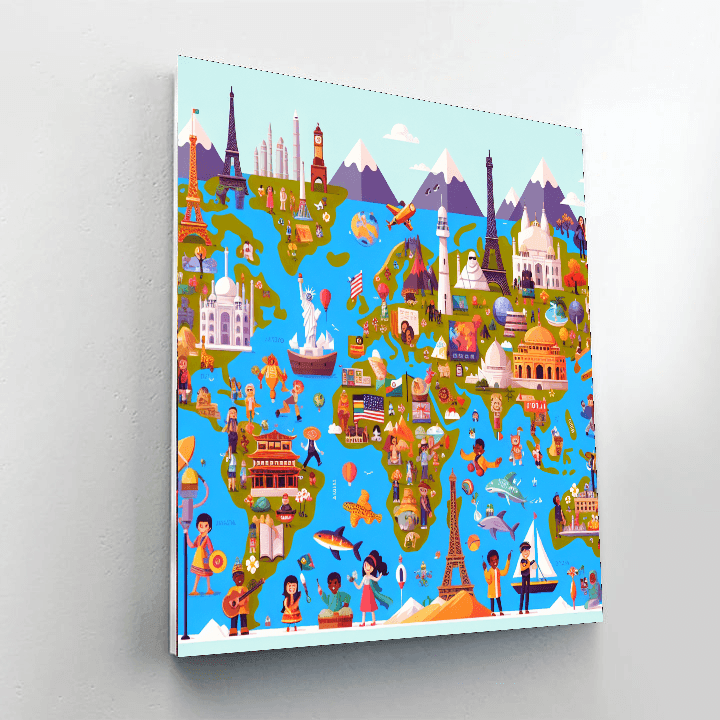 Creative Travel Adventures Number Painting