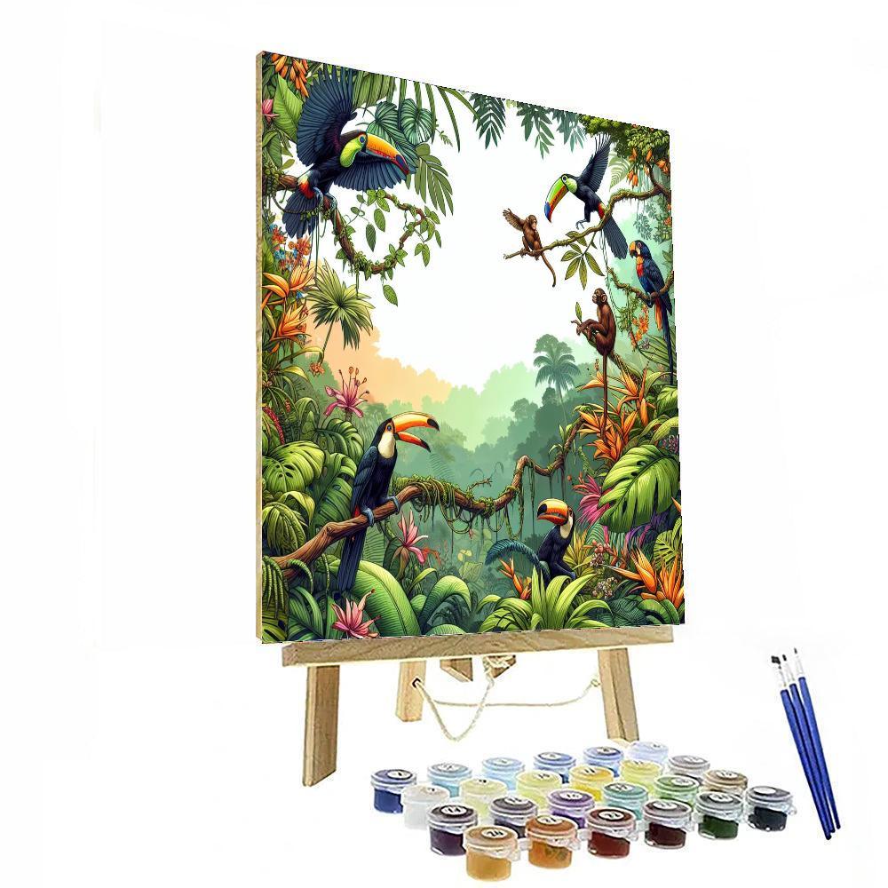 Adventure Through The Jungle Paint By Color