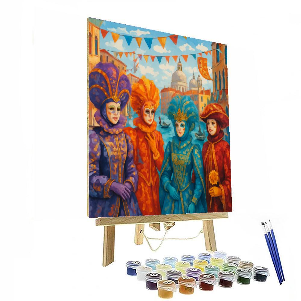 Carnival - Venice, Italy Paint By Numbers Art