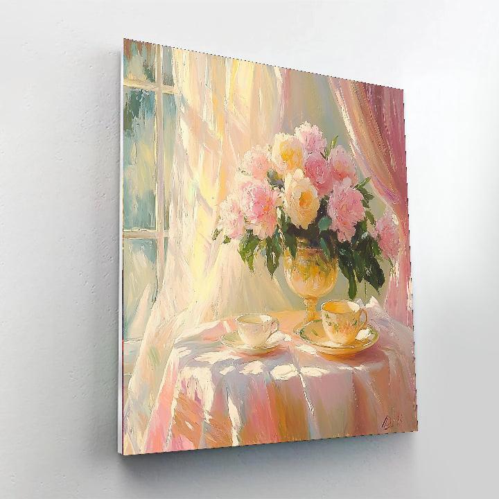 Edgar Degas Inspired Soft Embrace  DIY Paint By Numbers