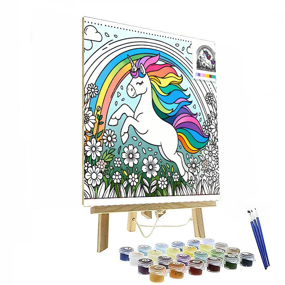 Unicorn Meadow Adventure Painting By Numbers Kit