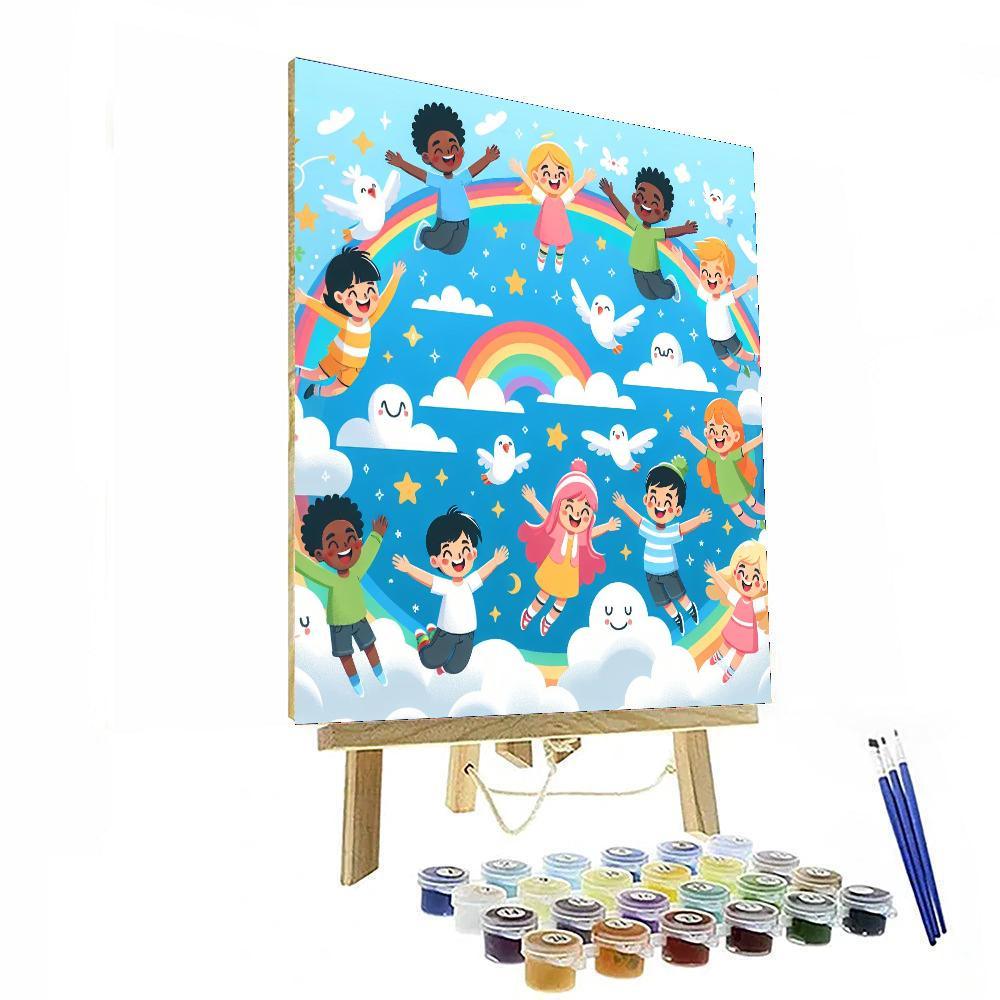 Dreamy Cloud Adventure Numbered Painting Kits