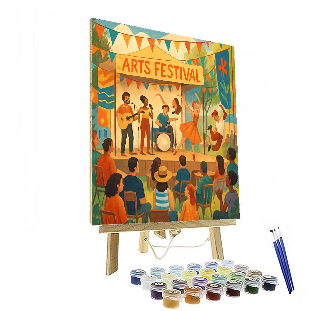 New Zealand International Arts Festival Painting Number Kit