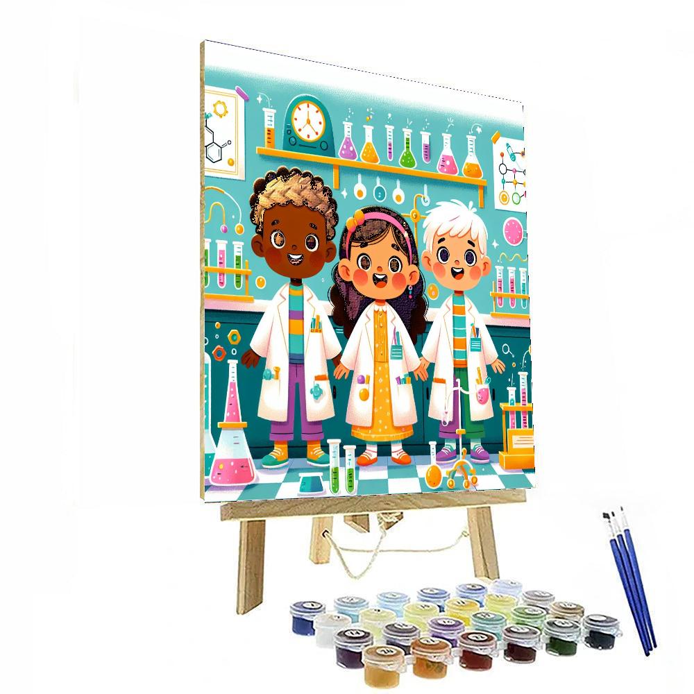 Curious Little Scientists Numbered Painting Kits