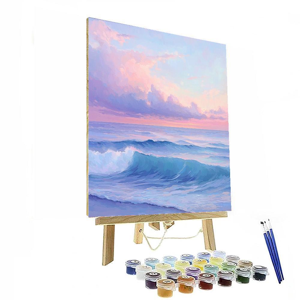 Claude Monet Inspired Twilight Over The Ocean  Paint By Numbers Kits