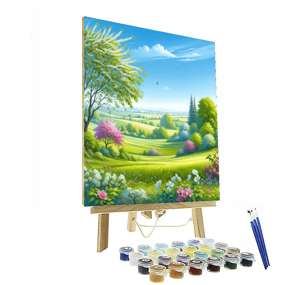 Countryside Spring Awakening Paint By Numbers