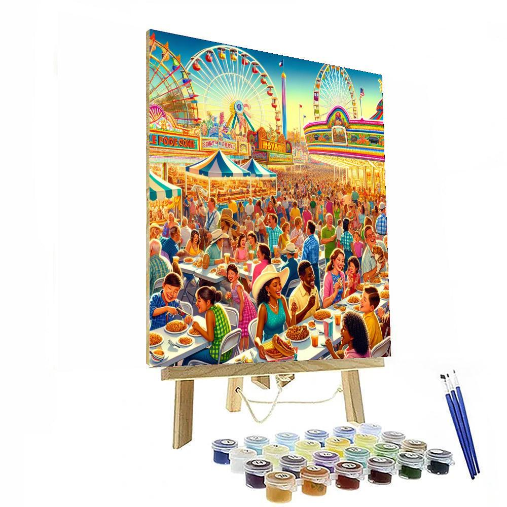 The Great Texas State Fair - Usa DIY Paint By Numbers