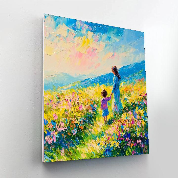 Together In Bloom Number Painting