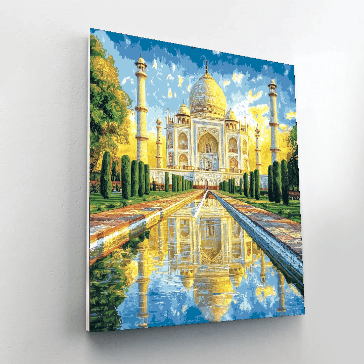 The Taj Mahal Numbered Painting Kits
