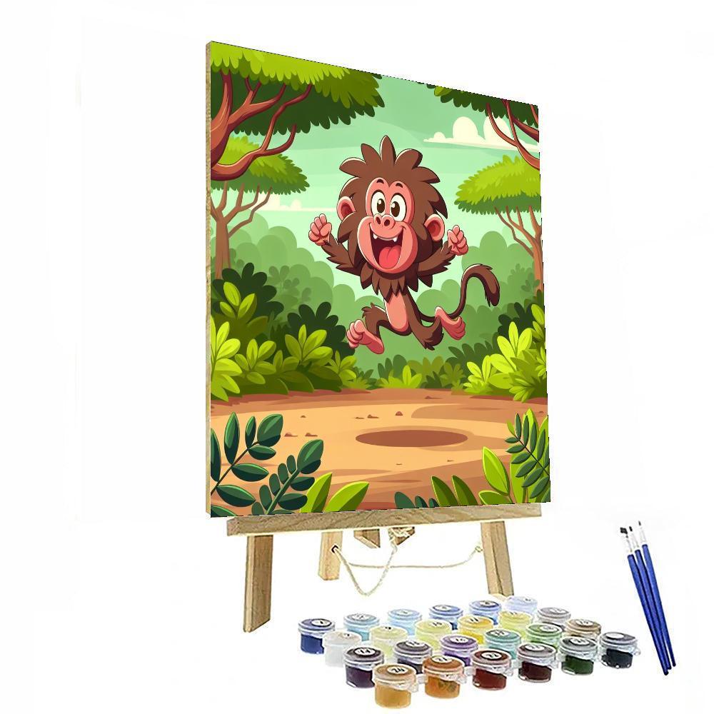 Bouncing Baboon Paint By Numbers Kits