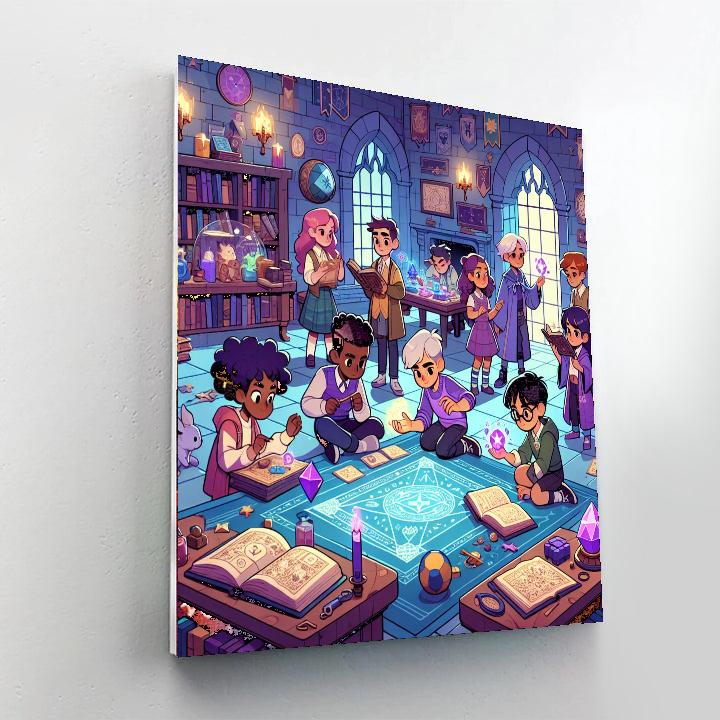 Fantasy Quest School Paint By Number
