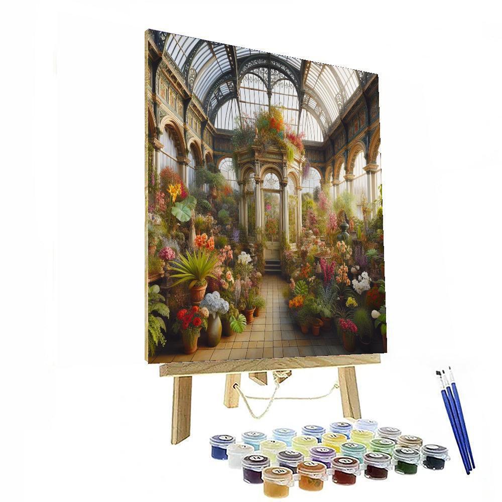 Victorian Flower Conservatory Paint By Number