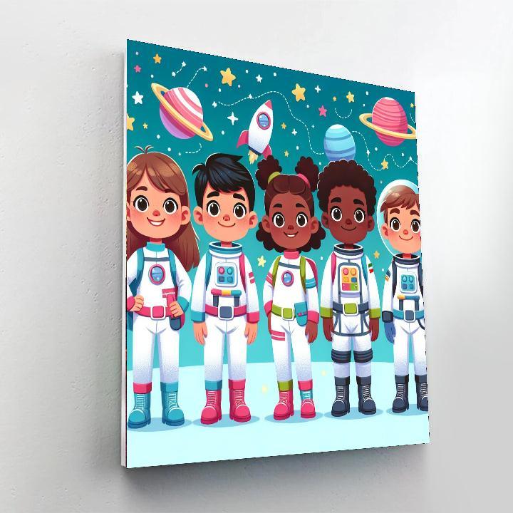 Galactic Frontier Exploration Paint By Number