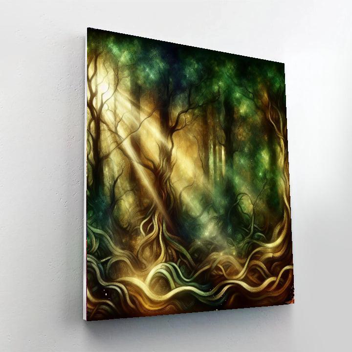 Tangled Forest Mystery Paint By Numbers