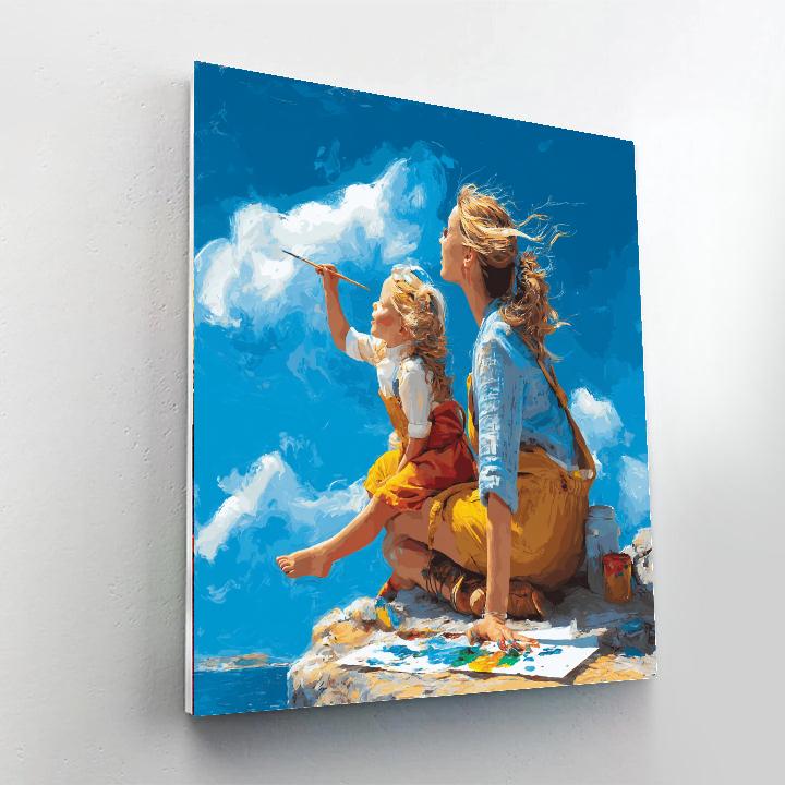 Painting The Sky Paint By Number