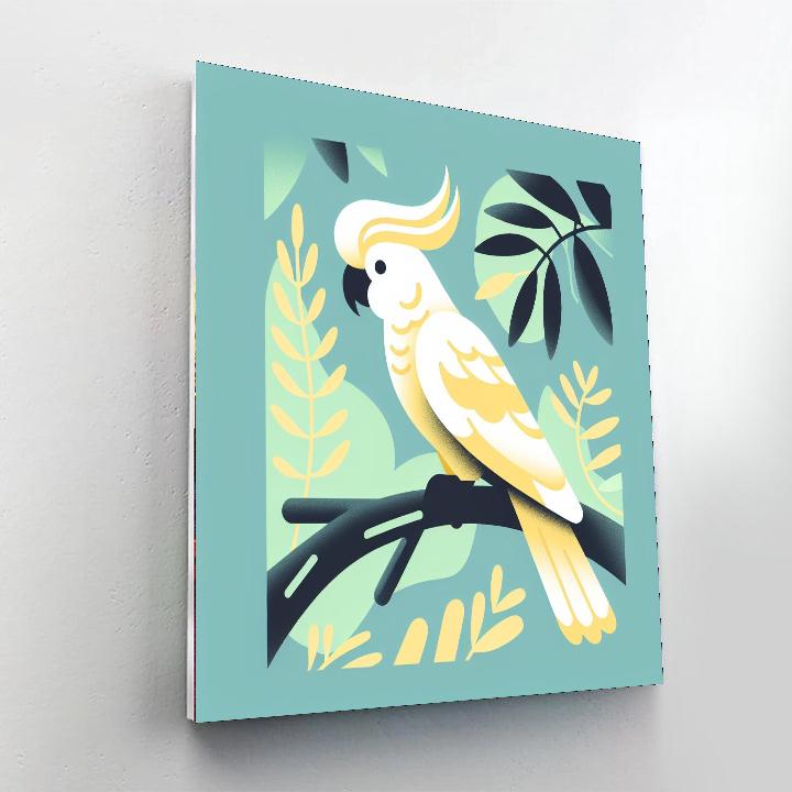 Chatty Cockatoo Paint By Numbers Art