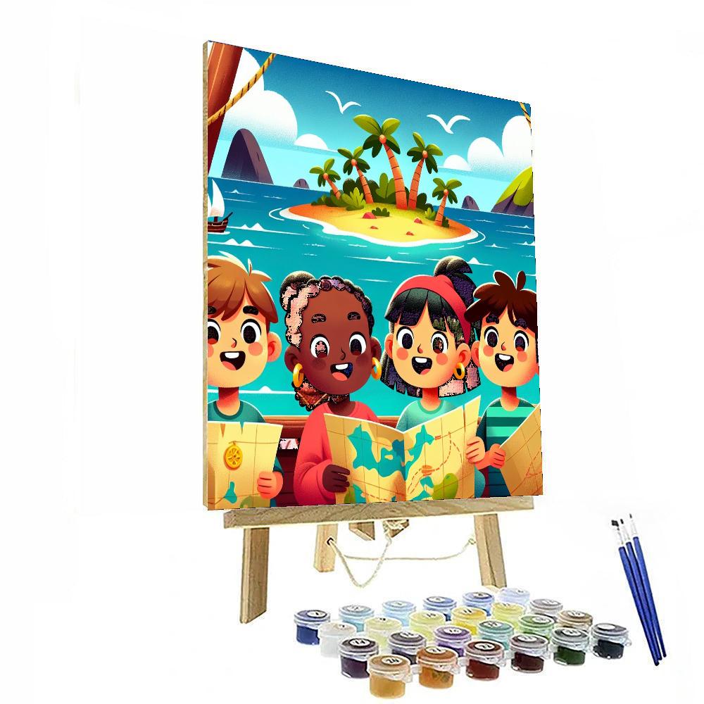 Sailor's Island Quest Number Painting