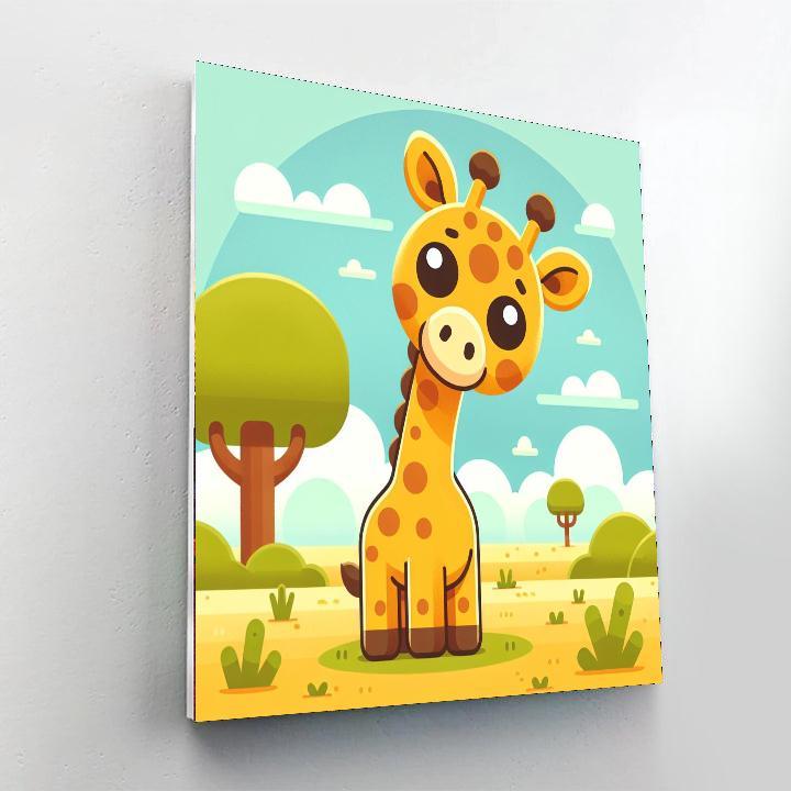 Caring Giraffe's Grace Paint By Numbers Kits