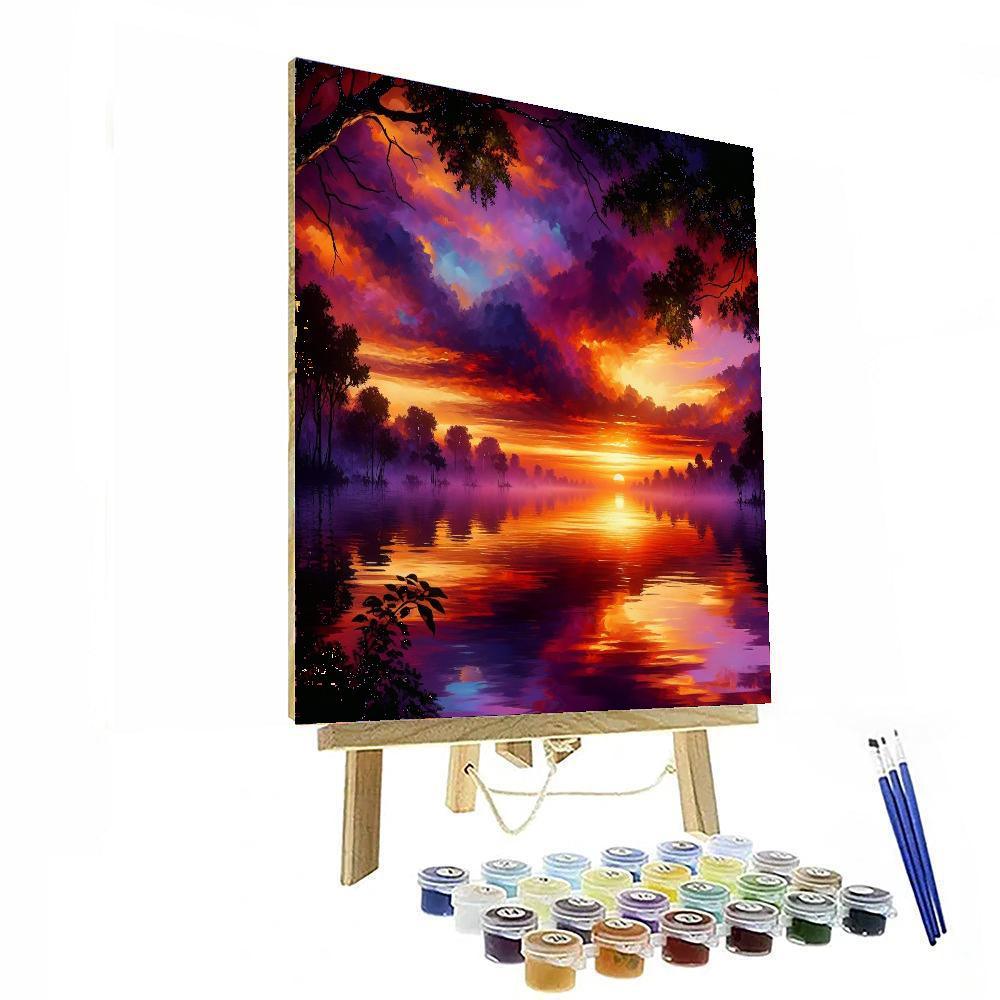 Ethereal Sunset Views - DIY Painting By Numbers Kit – Artistry Rack