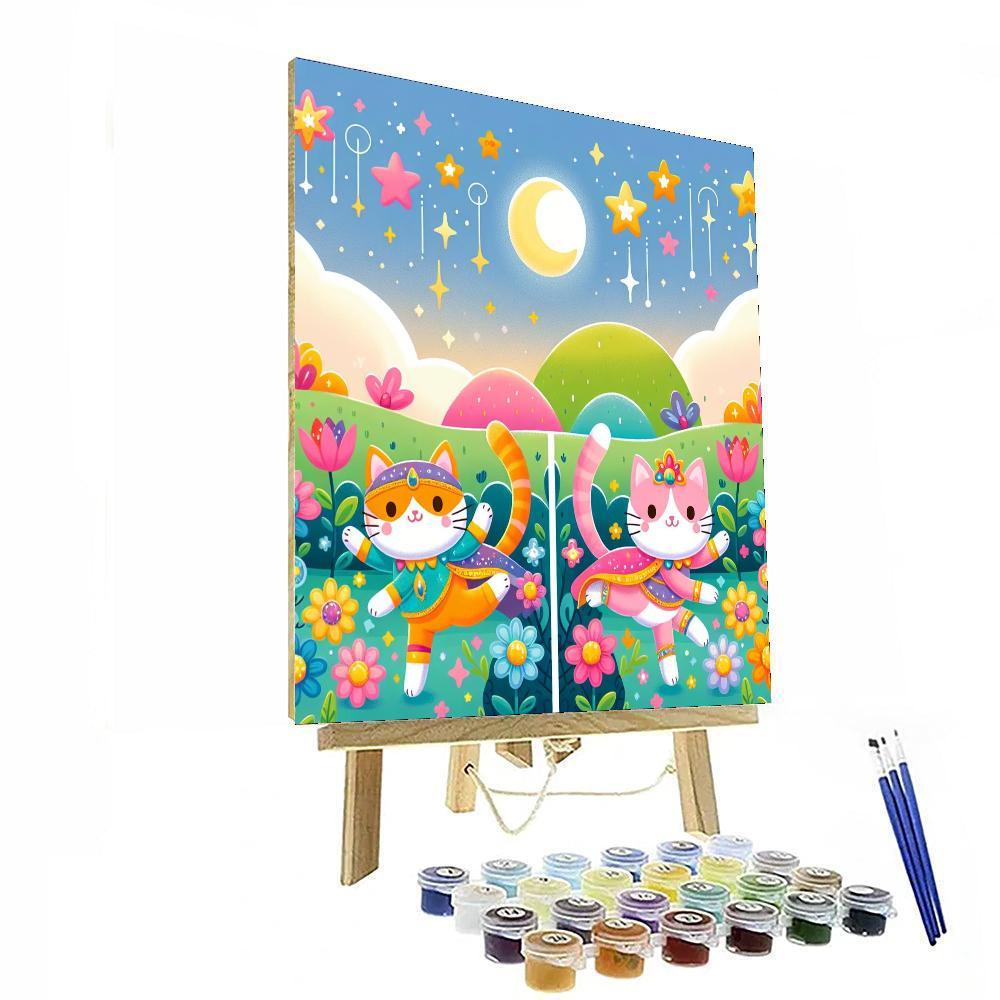 Fantasy Feline Friends Paint By Numbers Art