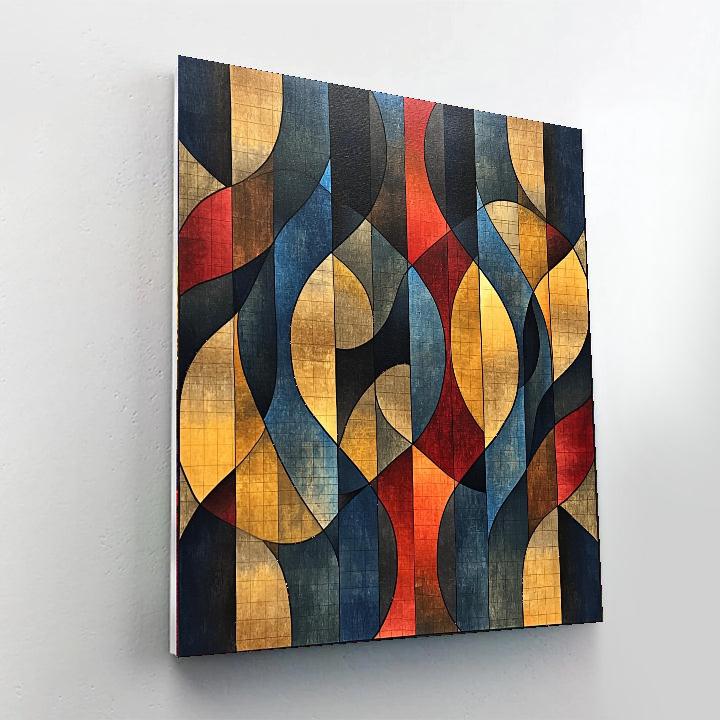 Paul Klee Inspired Symphony Of Silent Echoes  Paint By Number