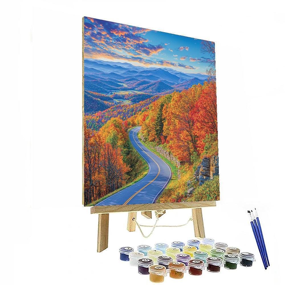 Blue Ridge Parkway - Usa Numbered Painting Kits