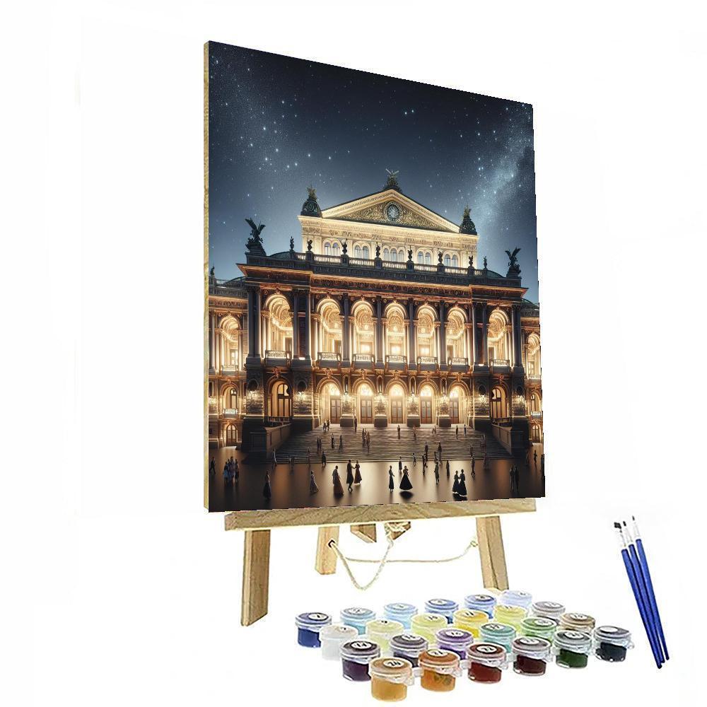 Grand Opera House Night Paint By Numbers Kits