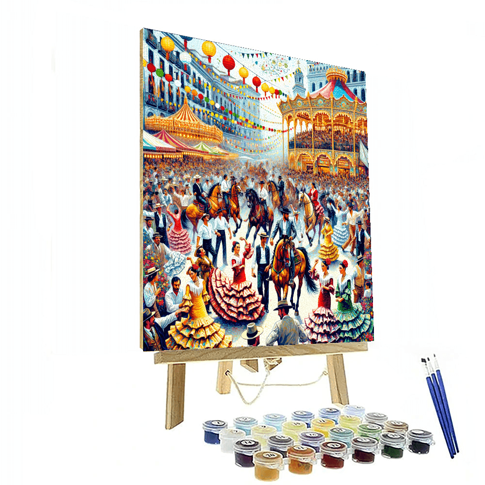 La Feria De Abril - Seville, Spain Paint By Numbers