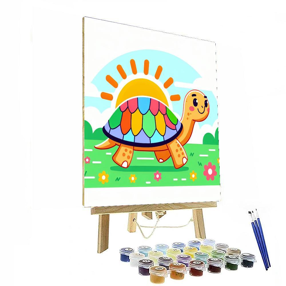 Lively Tortoise Painting Number Kit