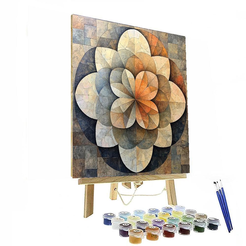Michelangelo Inspired Sacred Geometry Of Nature  Paint By Color