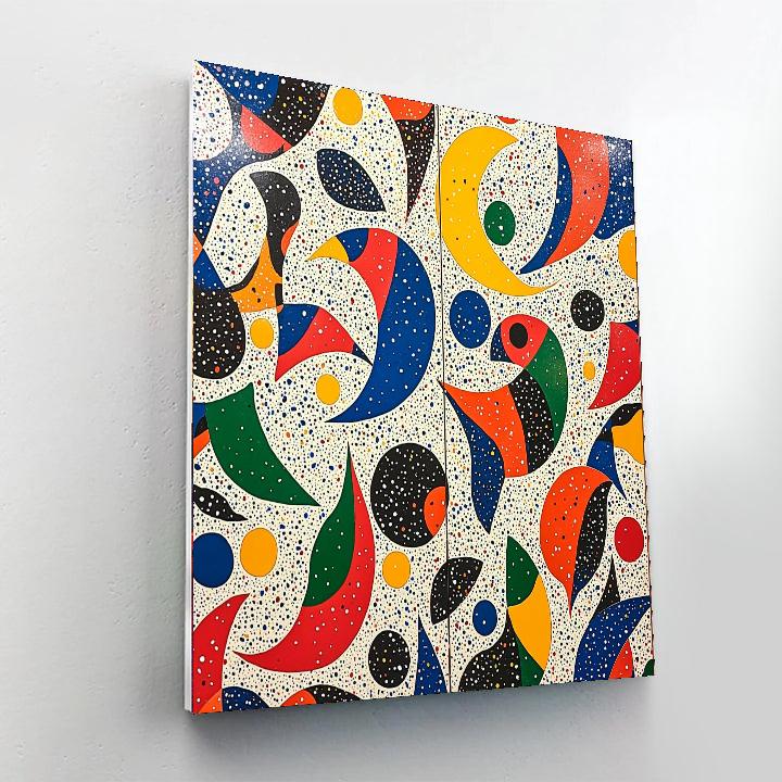 Joan Miró Inspired Surreal Patterns  Paint By Color