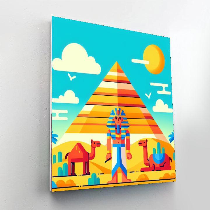 Mysterious Egyptian Journey Paint By Number