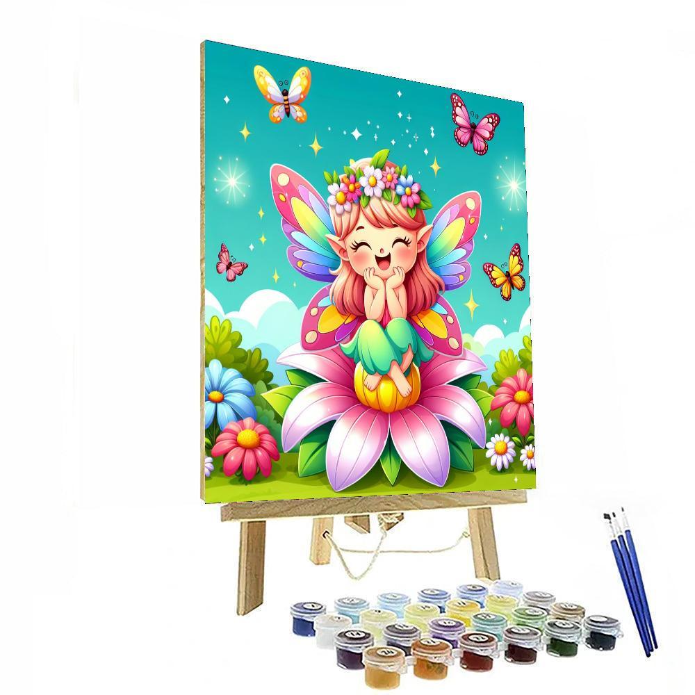 Mystical Fairy Gardens Painting Number Kit