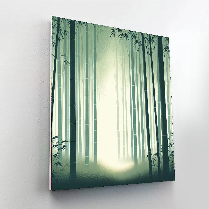 Harmonious Bamboo Oasis DIY Paint By Numbers