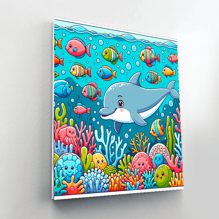 Underwater Fantasies DIY Paint By Numbers