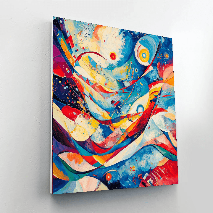Wassily Kandinsky Inspired Colors Of Emotion  Painting By Numbers Kit