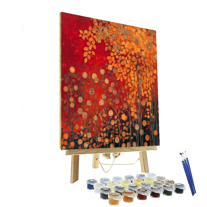 Gustav Klimt Inspired Autumn Radiance  Paint By Numbers
