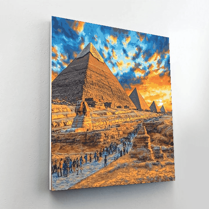 Pyramids Of Giza Paint By Numbers