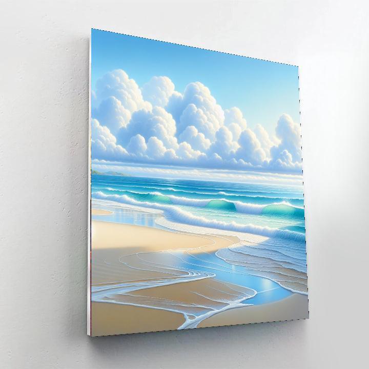 Charming Coastal Paradise Paint By Numbers