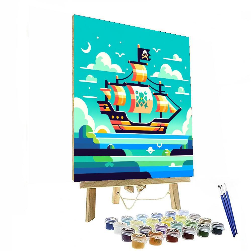 Pirate's High Seas Adventure Paint By Color