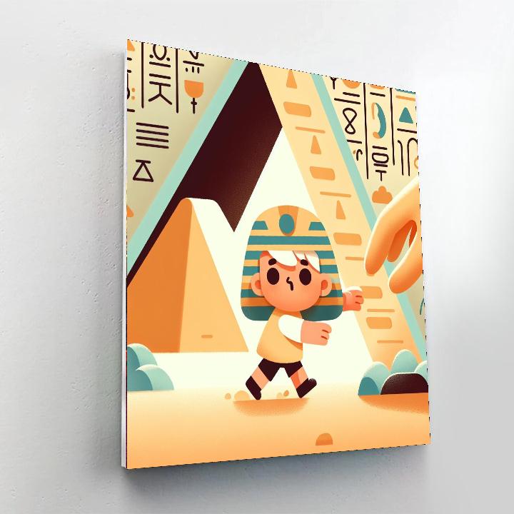 Mystery Of The Ancient Egypt Painting By Numbers Kit