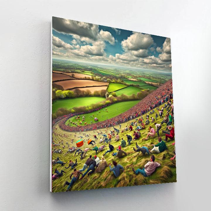 Cooper's Hill Cheese-rolling And Wake - England Numbered Painting Kits