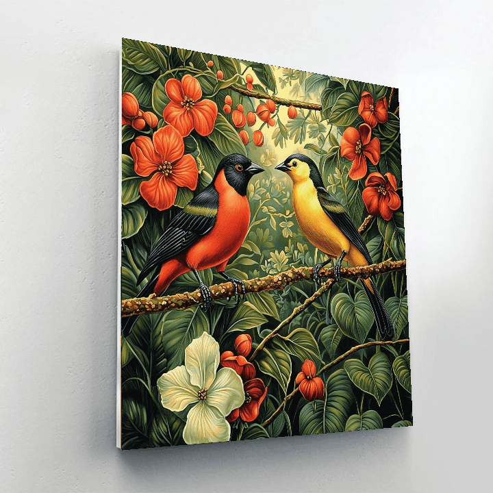 John James Audubon Inspired Into The Wild  Numbered Painting Kits
