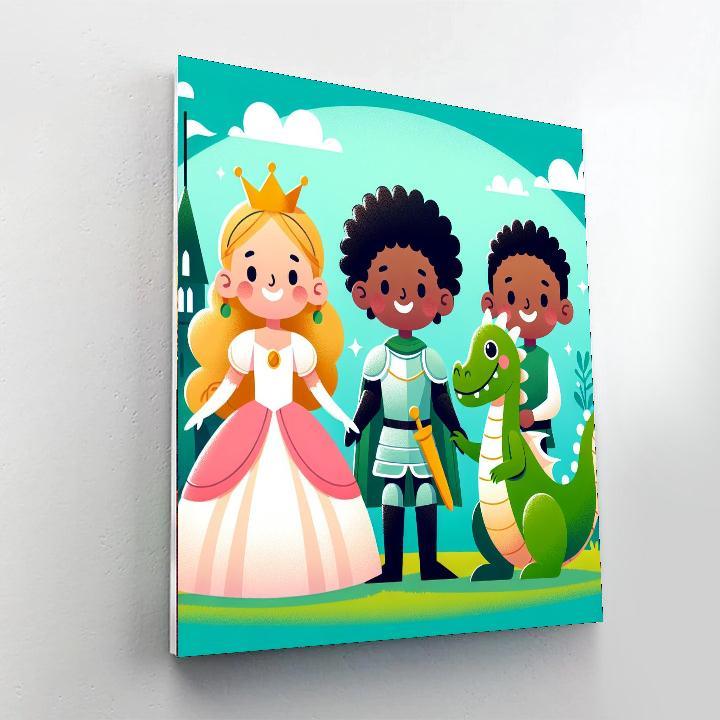 Charming Storybook Characters Paint By Color