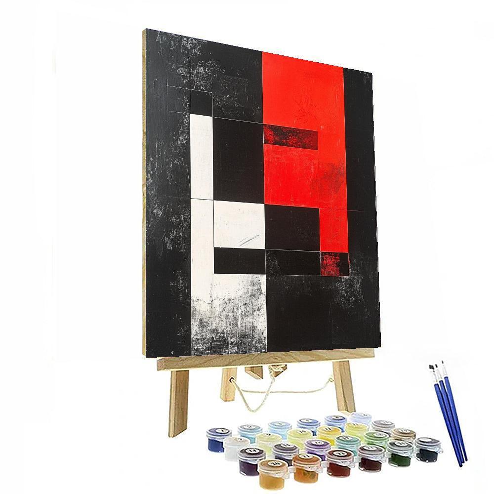 Kazimir Malevich Inspired The Power Of Contrast  Number Painting