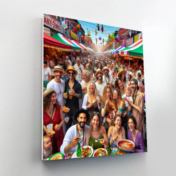Festival Of San Gennaro - Usa Paint By Numbers Art