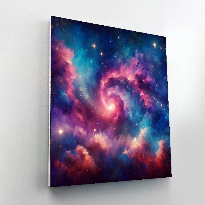 Galactic Night Sky Glow Paint By Numbers Kits