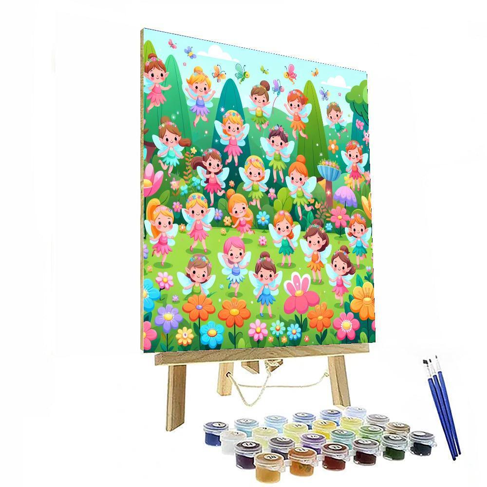 Magical Fairy Gathering DIY Paint By Numbers